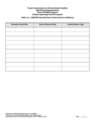Form OP-MON (TCEQ-10421) Monitoring Requirements - Texas, Page 25