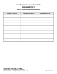 Form OP-MON (TCEQ-10421) Monitoring Requirements - Texas, Page 27