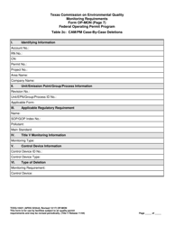 Form OP-MON (TCEQ-10421) Monitoring Requirements - Texas, Page 28