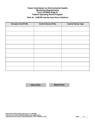 Form OP-MON (TCEQ-10421) Monitoring Requirements - Texas, Page 29