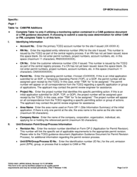 Form OP-MON (TCEQ-10421) Monitoring Requirements - Texas, Page 3