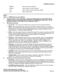 Form OP-MON (TCEQ-10421) Monitoring Requirements - Texas, Page 9