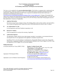Form TCEQ-20569 Air Permit/Registration Void Request Worksheet - Texas