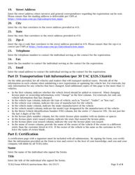 Instructions for Form TCEQ-00426 Application to Claim a Registration by Rule as a Transporter of Medical Waste - Texas, Page 5