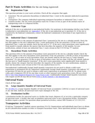 Instructions for Form TCEQ-00002 Notification for Hazardous or Industrial Waste Management Form - Texas, Page 10