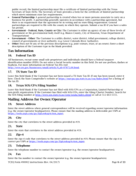 Instructions for Form TCEQ-00002 Notification for Hazardous or Industrial Waste Management Form - Texas, Page 6