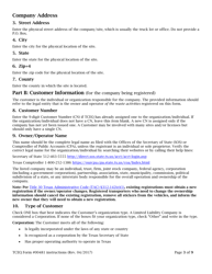 Instructions for Form TCEQ-00481 Application to Register or Renew Registration as a Transporter of Municipal Sludge(S) and Similar Wastes - Texas, Page 3
