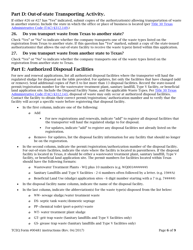Instructions for Form TCEQ-00481 Application to Register or Renew Registration as a Transporter of Municipal Sludge(S) and Similar Wastes - Texas, Page 6