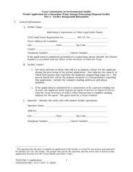 Form TCEQ-0283 Permit Application for a Hazardous Waste Storage, Processing, or Disposal Facility - Texas, Page 7