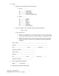 Form TCEQ-0283 Permit Application for a Hazardous Waste Storage, Processing, or Disposal Facility - Texas, Page 8