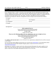 Form TCEQ-10062 Registration for Used Oil Handlers and/or Used Oil Filter Handlers - Texas, Page 4