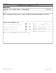 Form TCEQ-00562 Assessment Report Form (Pdf) in Guidance for Risk-Based Assessments at Leaking Petroleum Storage Tank Sites in Texas - Texas, Page 10