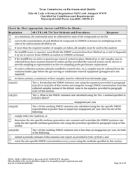 Form TCEQ-20301 Checklist for Standards of Performance for Mswlf Title 40 Cfr/Nsps Subpart Www - Texas, Page 14