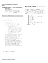 Form TCEQ-10076 Application for State-Provided Brownfields Site Assessment - Texas, Page 2