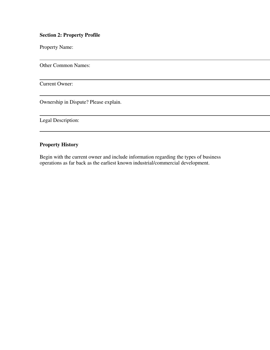 Form TCEQ-10076 Application for State-Provided Brownfields Site Assessment - Texas, Page 6