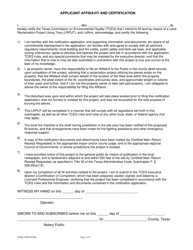 Form TCEQ-10300 Notification of Land Reclamation Project Using Tires - Texas, Page 2