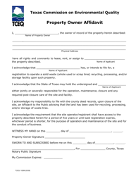 Form TCEQ-10297 Scrap Tire Management Registration Application - Texas, Page 6