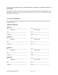 Form TCEQ-10241 Voluntary Cleanup Program Application - Texas, Page 15