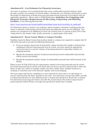 Form TCEQ-20049 Notice of Intent to Operate a Recycling Facility - Texas, Page 6