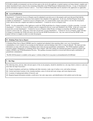 Instructions for Form TCEQ-20109 Attachment A Application for Ranking - Dry Cleaner Remediation Program - Texas, Page 2