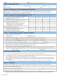 Form 20092 Tceq - Dry Cleaning Facility Registration Form - Texas, Page 2