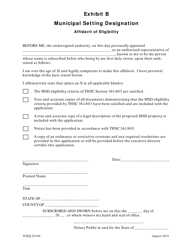 Form 20149 Municipal Setting Designation Application Form - Texas, Page 4