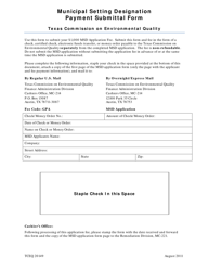 Form 20149 Municipal Setting Designation Application Form - Texas, Page 7