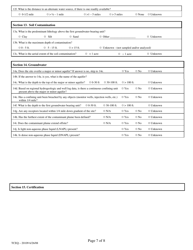 Form 20109 Tceq Dry Cleaner Remediation Program Application for Ranking - Texas, Page 7