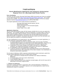 Form 20650 Permit/Registration Modification and Temporary Authorization Application Form for an Msw Facility - Texas, Page 9