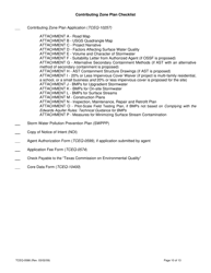 Form 0588 Application Checklists - Texas, Page 10