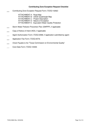 Form 0588 Application Checklists - Texas, Page 12