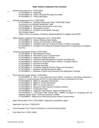 Form 0588 Application Checklists - Texas, Page 2