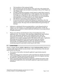 Instructions for Form TCEQ-00744 Application for Permit to Process, Surface Dispose, or Incinerate Sludge - Texas, Page 11