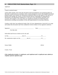 Form 10214B Water Rights Permitting Application Administrative Information Checklist - Texas, Page 7