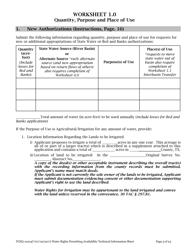 Form 10214C Technical Information Report Water Rights Permitting - Texas, Page 5