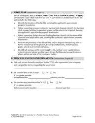 Form 00744 Application for Permit to Process, Surface Dispose, or Incinerate Sludge - Texas, Page 13