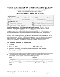 Form 00744 Application for Permit to Process, Surface Dispose, or Incinerate Sludge - Texas, Page 19