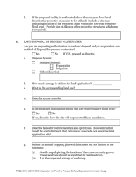Form 00744 Application for Permit to Process, Surface Dispose, or Incinerate Sludge - Texas, Page 23