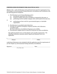Form 00744 Application for Permit to Process, Surface Dispose, or Incinerate Sludge - Texas, Page 26