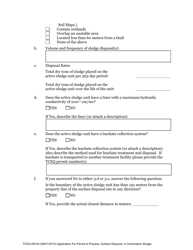 Form 00744 Application for Permit to Process, Surface Dispose, or Incinerate Sludge - Texas, Page 28