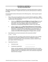 Form 00744 Application for Permit to Process, Surface Dispose, or Incinerate Sludge - Texas, Page 35
