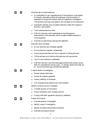 Conducting Internal Investigation Checklist Template - Bullivant Houser Bailey, Page 3