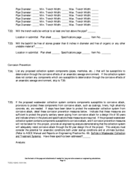 Form 10243 Sewage Collection System Submittal Application for Plans and Specifications Review - Texas, Page 12