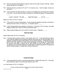 Form 10243 Sewage Collection System Submittal Application for Plans and Specifications Review - Texas, Page 19