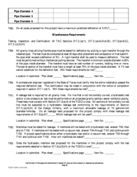 Form 10243 Sewage Collection System Submittal Application for Plans and Specifications Review - Texas, Page 30