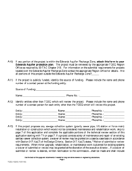 Form 10243 Sewage Collection System Submittal Application for Plans and Specifications Review - Texas, Page 3
