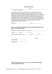 Form TCEQ-20066 Application for Permit to Discharge From a Small Municipal Separate Storm Sewer System (Ms4) Into Surface Water in the State - Texas, Page 16