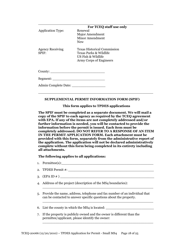 Form TCEQ-20066 Application for Permit to Discharge From a Small Municipal Separate Storm Sewer System (Ms4) Into Surface Water in the State - Texas, Page 18
