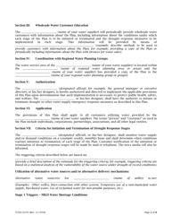 Form 20193 Drought Contingency Plan for a Wholesale Public Water Supplier - Texas, Page 2