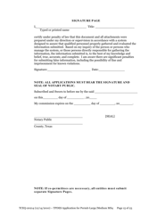 Form 20214 Application for Permit to Discharge From a Large Municipal Separate Storm Sewer System (Ms4) Into Surface Water in the State - Texas, Page 15